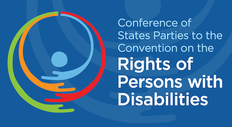 Image with text that says "Conference of States Parties to the Convention on the Rights of Persons with Disabilities"